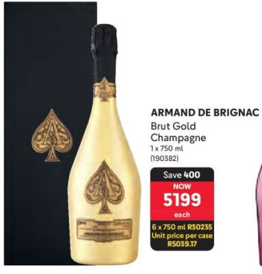 ARMAND DE BRIGNAC Brut Gold Champagne