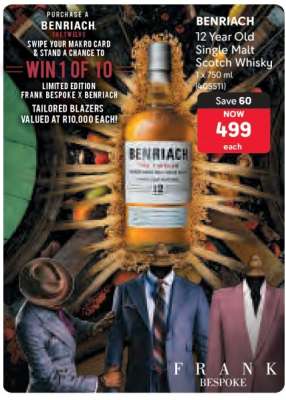 Benriach 12-Year-Old Single Malt Scotch Whisky
