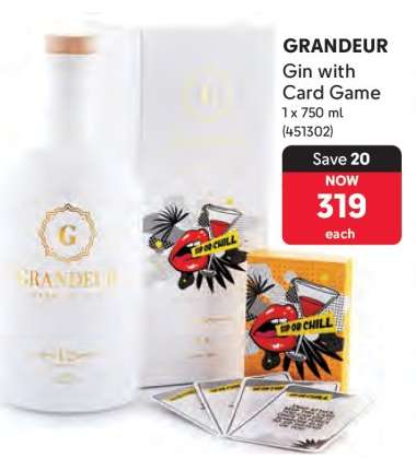 GRANDEUR Gin with Card Game