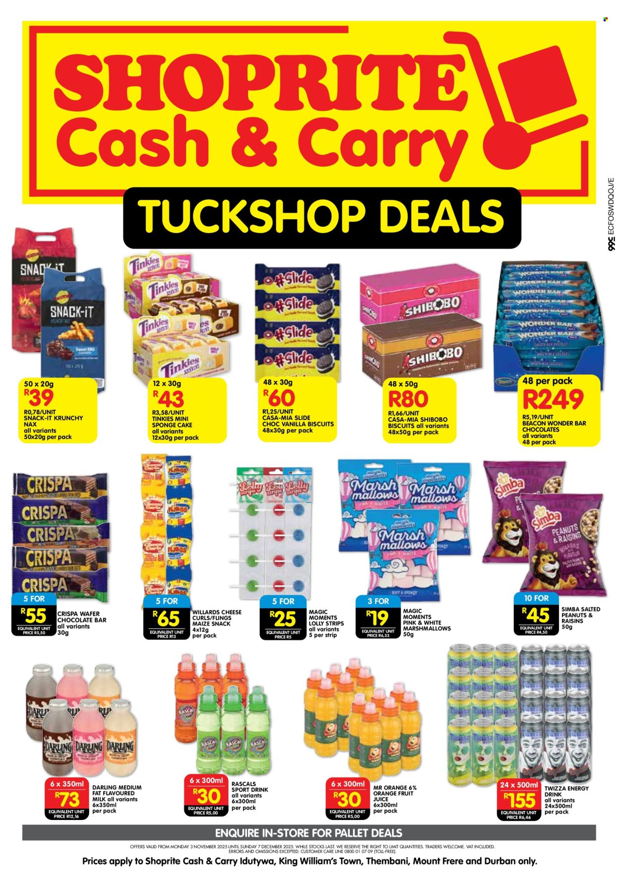Shoprite specials - 03/11/2025 - 07/12/2025. Page 1