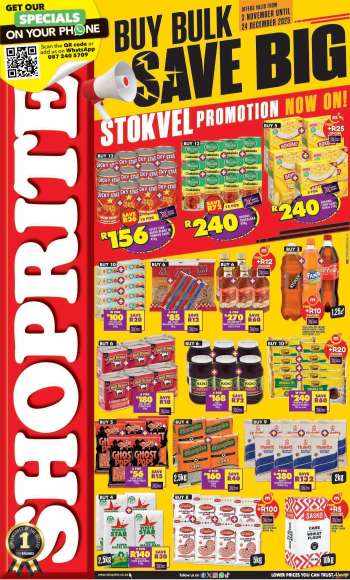 Shoprite catalogue  - 03/11/2025 - 24/12/2025.