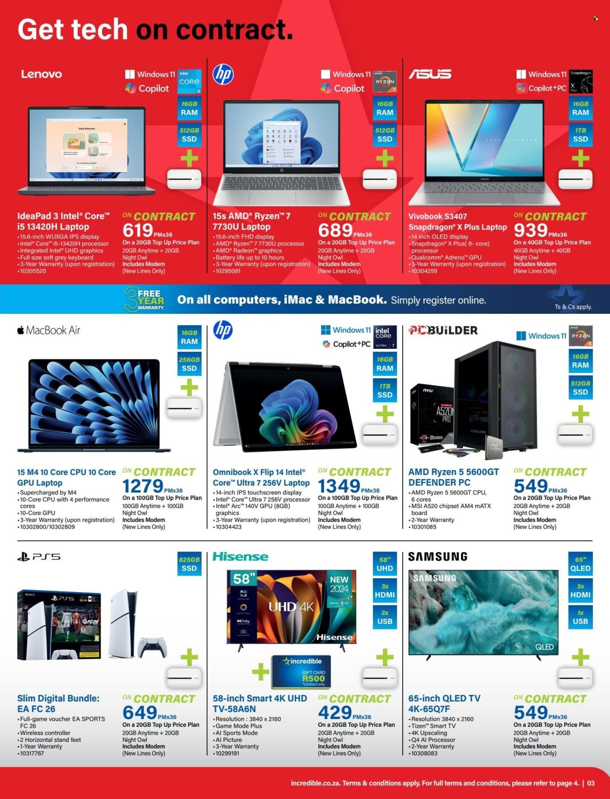 Incredible Connection specials - 07/11/2025 - 08/12/2025. Page 3