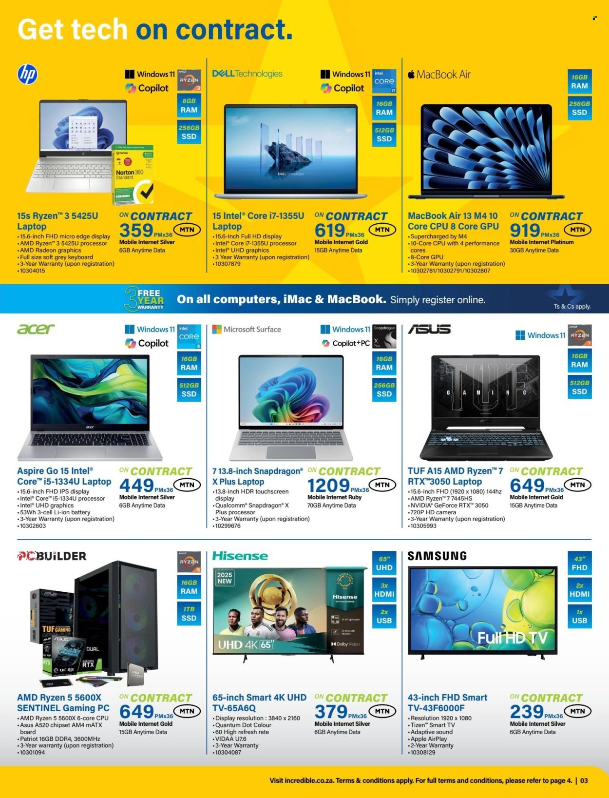 Incredible Connection specials - 07/11/2025 - 06/12/2025. Page 3