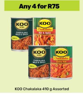 KOO Chakalaka 410 g Assorted