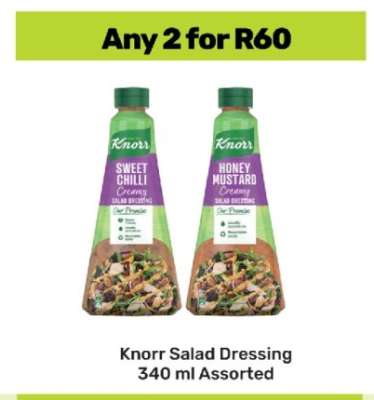 Knorr Salad Dressing 340 ml Assorted