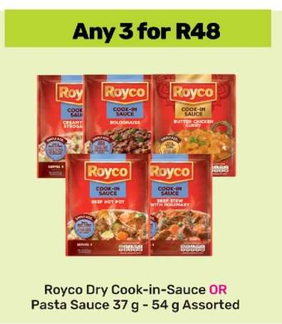 Royco Dry Cook-in-Sauce OR Pasta Sauce