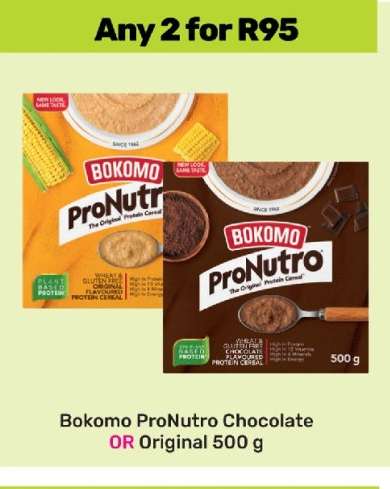 Bokomo ProNutro Chocolate OR Original