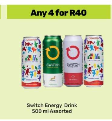 SWITCH ENERGY DRINK