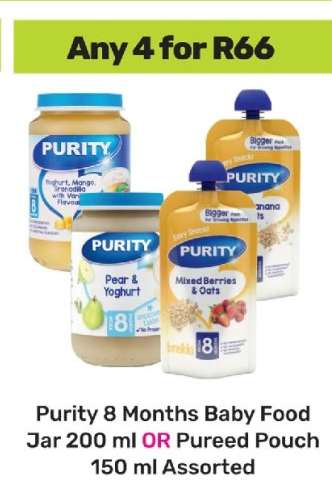 Purity 8 Months Baby Food