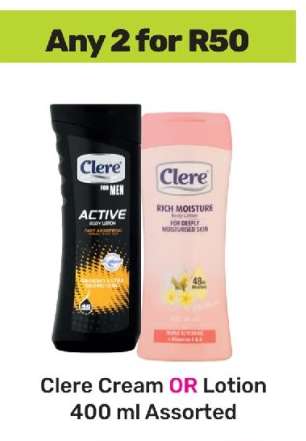 Clere Cream OR Lotion