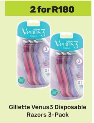 Gillette Venus3 Disposable Razors 3-Pack