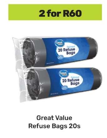 Great Value Refuse Bags-20s