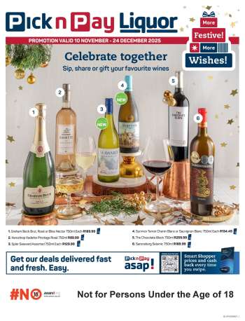 Pick n Pay catalogue  - 10/11/2025 - 24/12/2025.