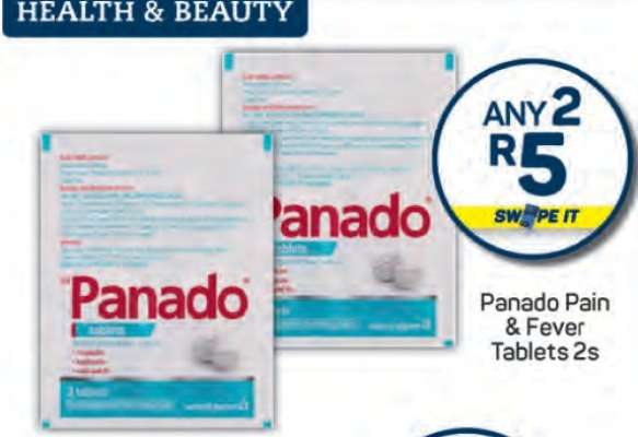 Panado Pain & Fever Tablets 2s