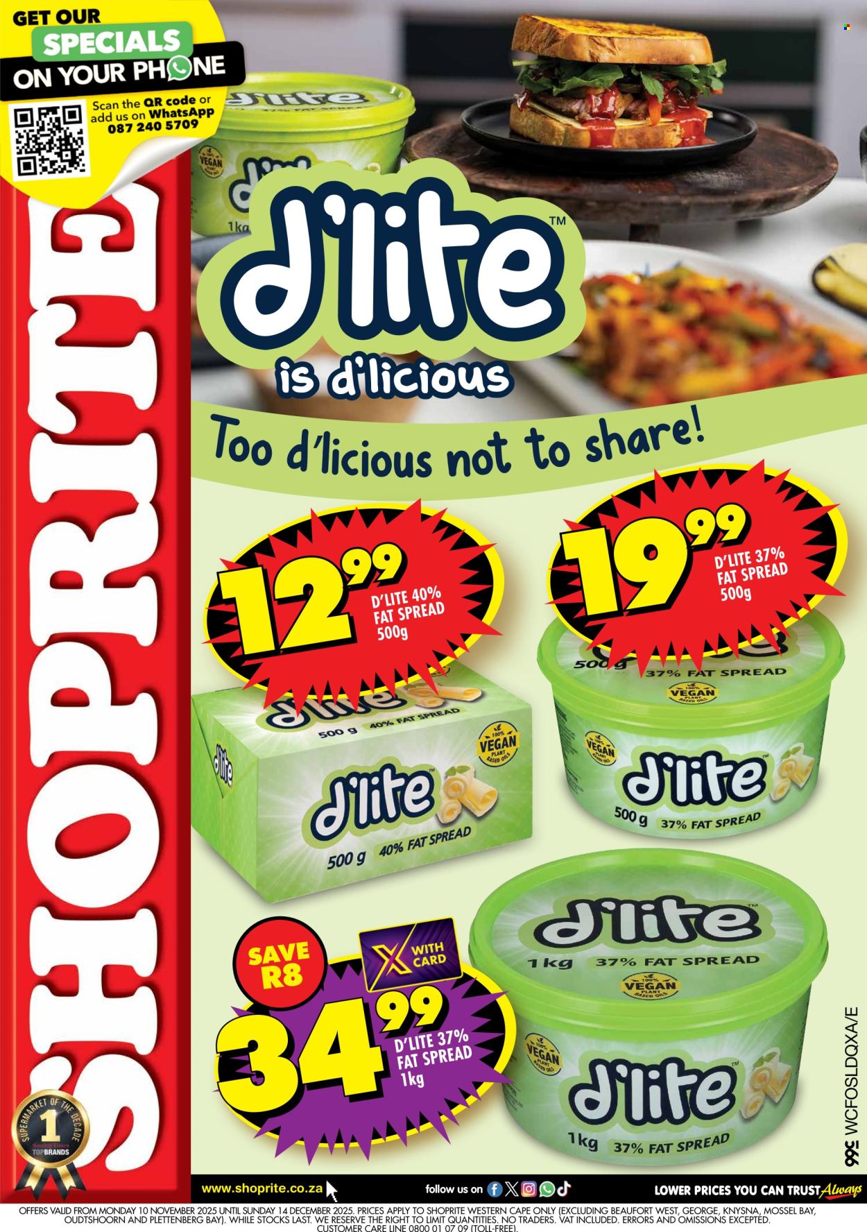 Shoprite specials - 10/11/2025 - 14/12/2025. Page 1