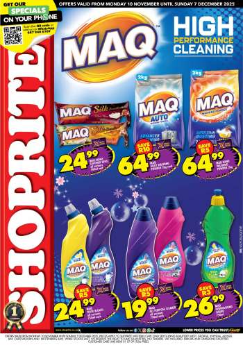 Shoprite catalogue  - 10/11/2025 - 07/12/2025.