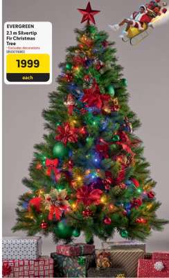 EVERGREEN 2.1 m Silvertip Fir Christmas Tree