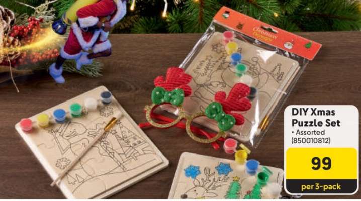 DIY Xmas Puzzle Set