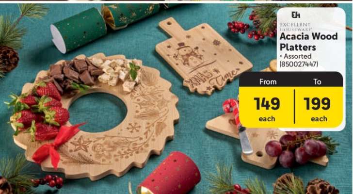 Acacia Wood Platters