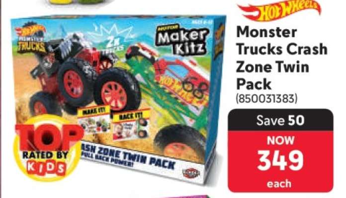 Monster Trucks Crash Zone Twin Pack