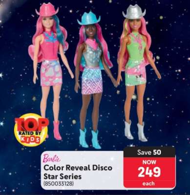 Barbie Color Reveal Disco Star Series