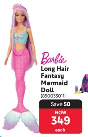 Barbie Long Hair Fantasy Mermaid Doll