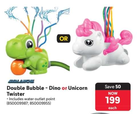 Double Bubble - Dino or Unicorn Twister