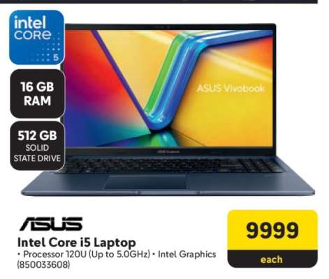 Asus Intel Core i5 Laptop