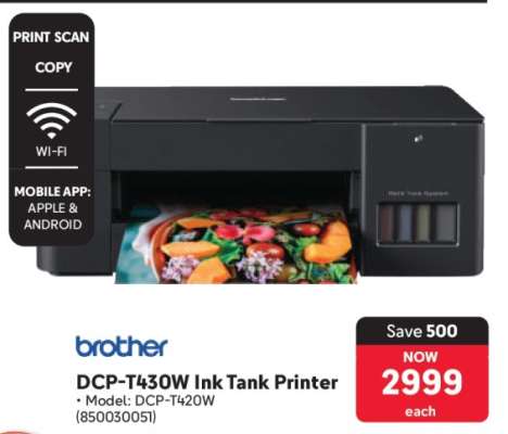 brother DCP-T430W Ink Tank Printer