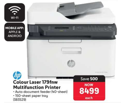 Colour Laser 179fnw Multifunction Printer