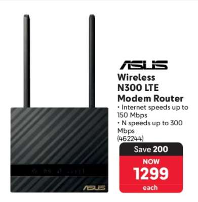 ASUS Wireless N300 LTE Modem Router