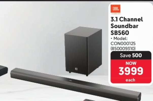 3.1 Channel Soundbar SB560