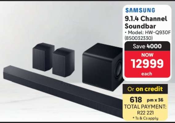 Samsung 9.1.4 Channel Soundbar