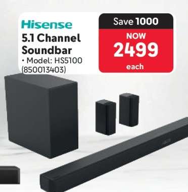 Hisense 5.1 Channel Soundbar