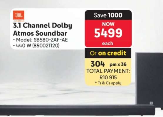 JBL 3.1 Channel Dolby Atmos Soundbar