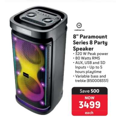 8” Paramount Series 8 Party Speaker
