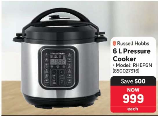 Russell Hobbs 6 L Pressure Cooker