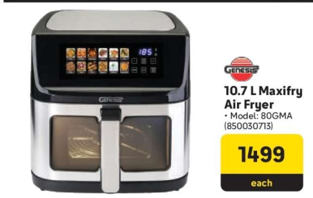 Genesis 10.7 L Maxifry Air Fryer