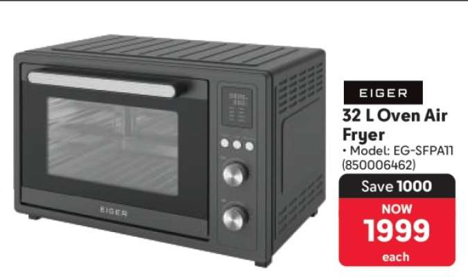 EIGER 32 L Oven Air Fryer