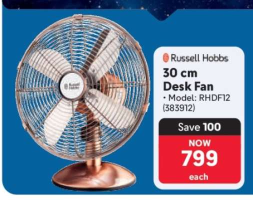 Russell Hobbs 30 cm Desk Fan
