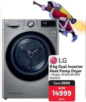 LG 9 kg Dual Inverter Heat Pump Dryer