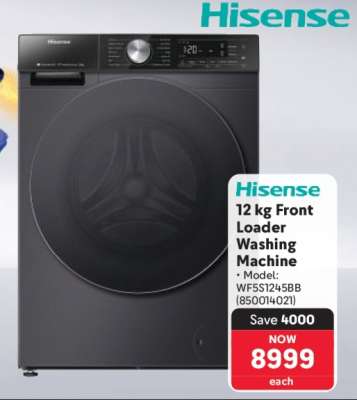 Hisense 12 kg Front Loader Washing Machine
