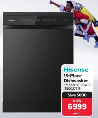 Hisense 15-Place Dishwasher