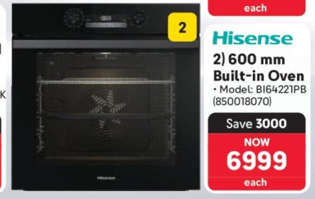 Hisense 600 mm Built-in Oven