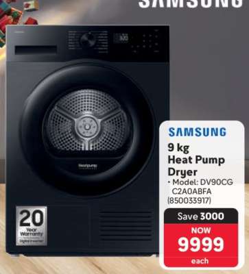 Samsung 9 kg Heat Pump Dryer