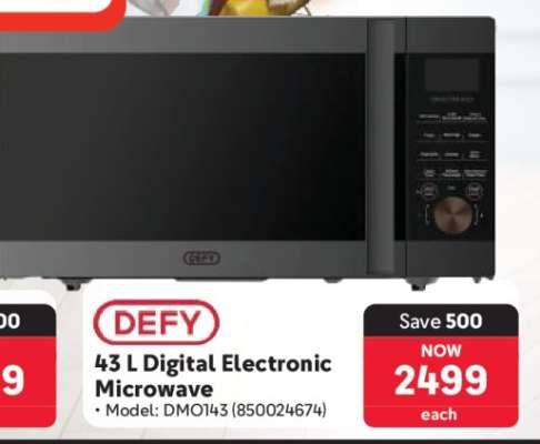 DEFY 43 L Digital Electronic Microwave