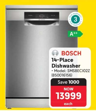 Bosch 14 Place Dishwasher