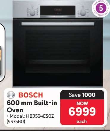 Bosch 600 mm Built-In Oven