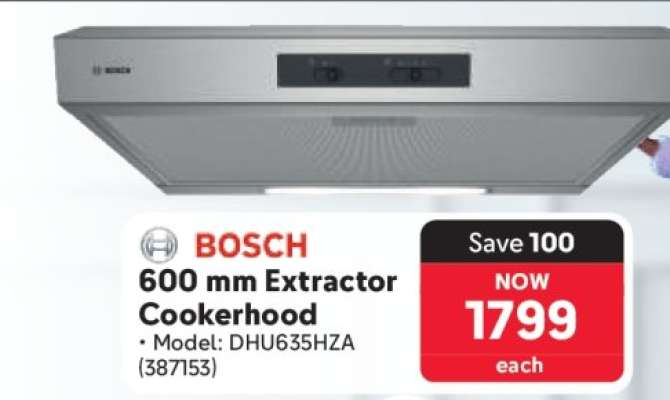 BOSCH 600 mm Extractor Cookerhood