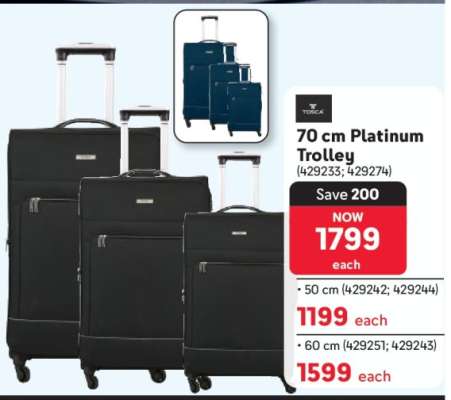 70 cm Platinum Trolley